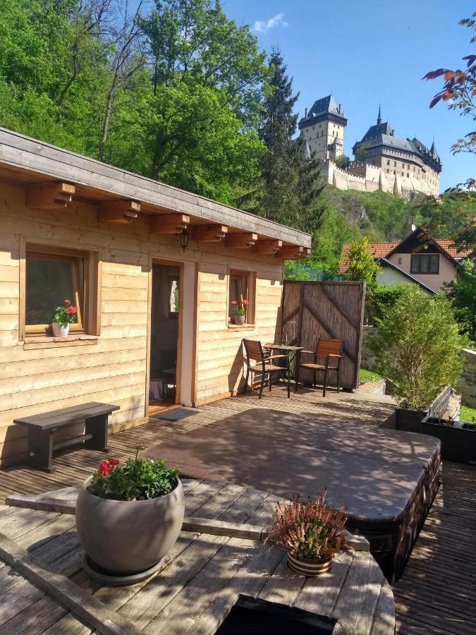 Stodola-Soukromy Apartman Pro Dva S Venkovni Virivkou Karlštejn Zewnętrze zdjęcie